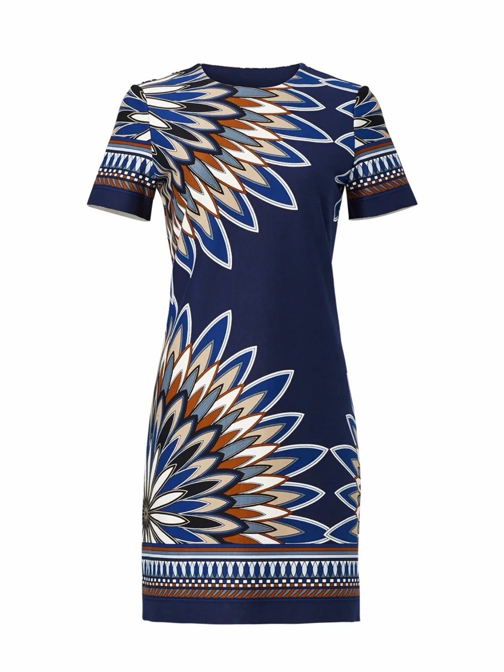 Tory Burch Mariana Shift Dress in Navy Eden Size Small